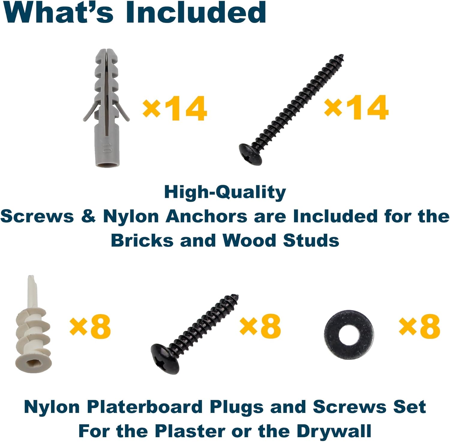 BikeHand Bike Bicycle Cycling Pedal Wall Mount Hangers - Heavy Duty Indoor Storage Stand Hook Rack - Store Your Road, Mountain or Hybrid Bikes in Garage or Home - 3 Pack