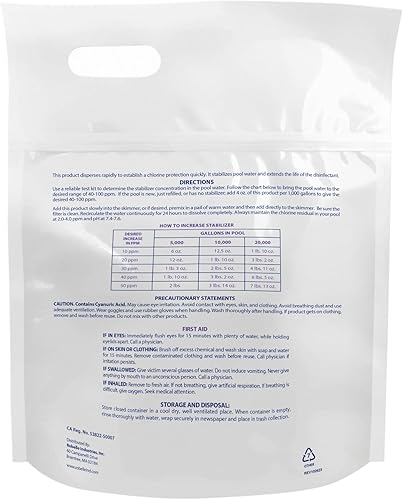 Miniatura 2 de Robelle Estabilizador de piscina 2604B para piscinas, 4 libras