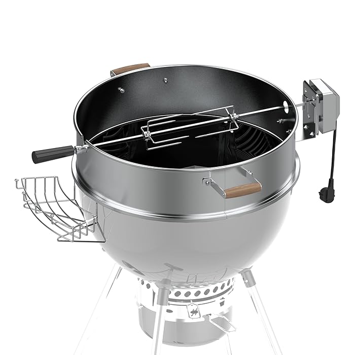 Buy Universal Stainless Steel 22.5in Kettle Grill Rotisserie Kit