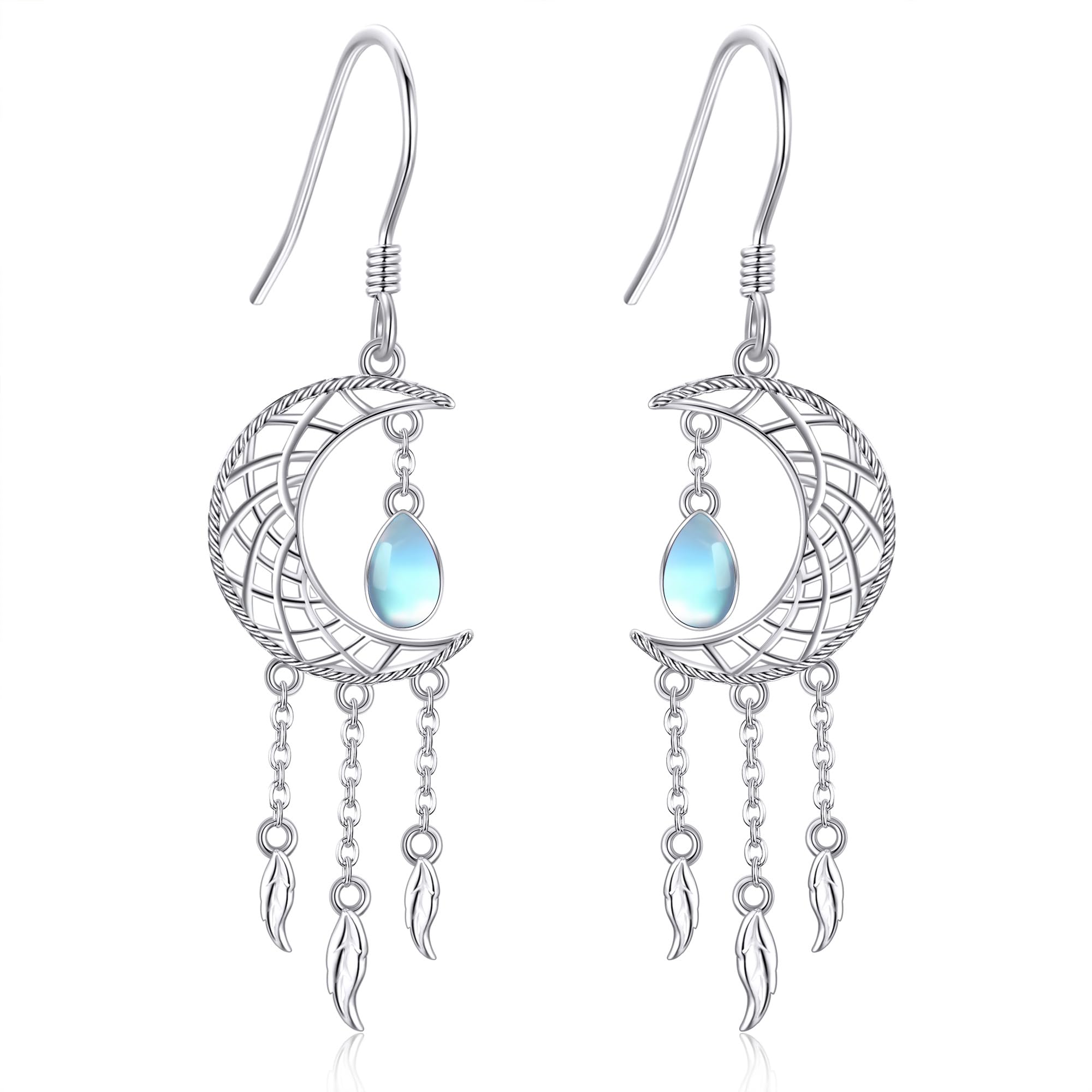 Sterling Silver Horseshoe Dragonfly Sport Mermaid Dangle Drop Earrings Animal Jewelry for Women