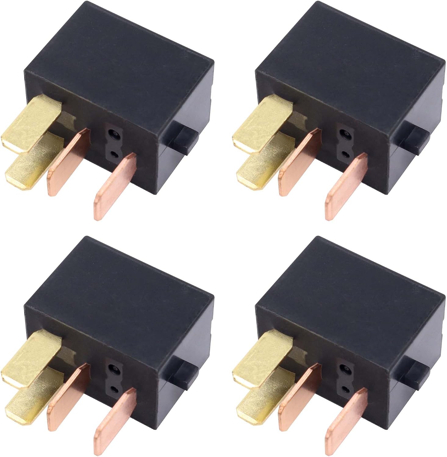 HiSport G8HL-H71 Relay 4 Pins Power Relay Assembly AC Starter Relays 39794-SDA-A03 39794-SDA-A05 Compatible with Accord Civic CR-V CR-Z Crosstour Element Insight Odyssey Pilot Acura TL TSX MDX, 4PCS