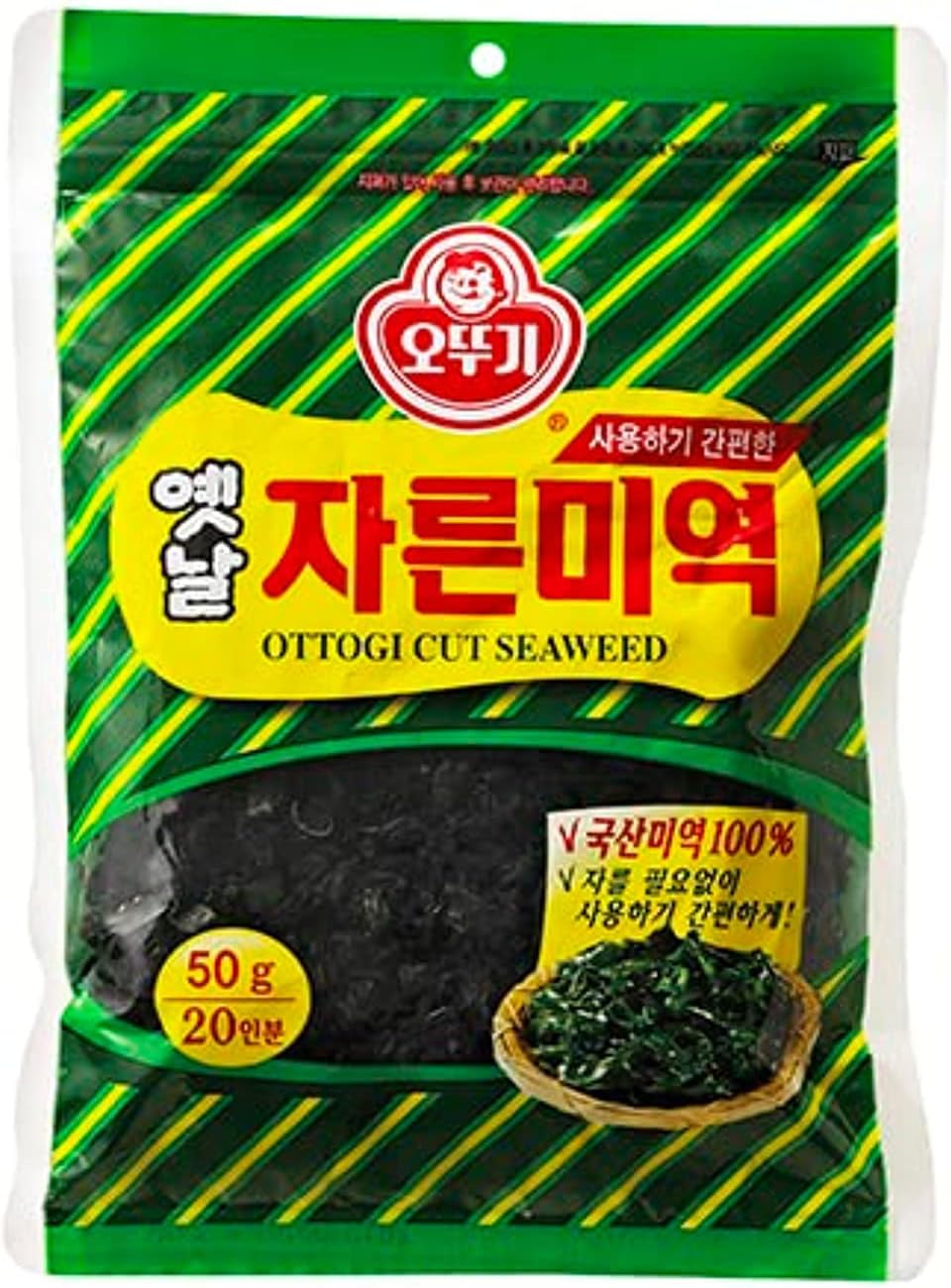 Ottogi Cut Seaweed (50g) 오뚜기 옛날 자른 미역 (50g)