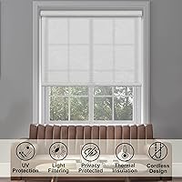 Vista 8 de Persianas enrollables opacas para ventanas, inalámbricas, tela jacquard, persianas enrollables para ventanas, tela con aislamiento térmico