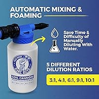 Vista 2 de Limpiador de cañón de bobina pulverizador de mezcla para aire acondicionado y refrigeración, proporciones de dilución del limpiador de bobinas - 2