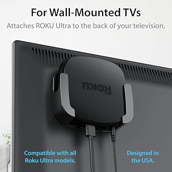 TotalMount for Roku Ultra (Compatible with All Roku Ultra Models)
