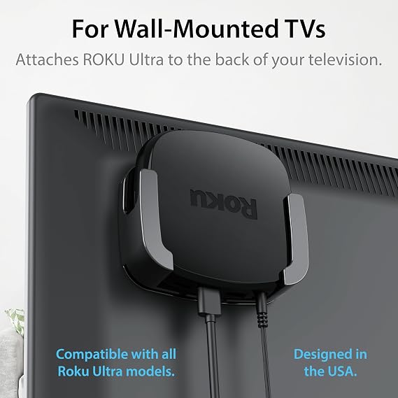 TotalMount for Roku Ultra (Compatible with All Roku Ultra Models)