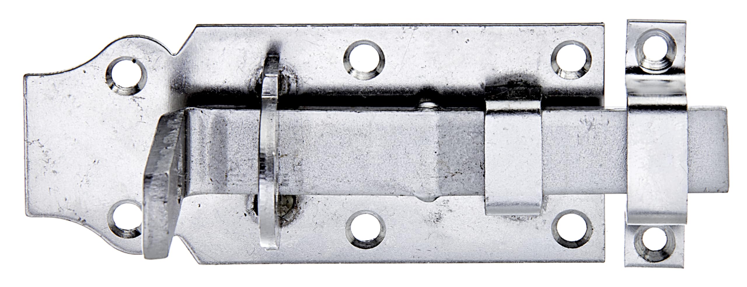 Verrou porte-cadenas Alberts 869786 droit en acier inoxydable 100x45 mm
