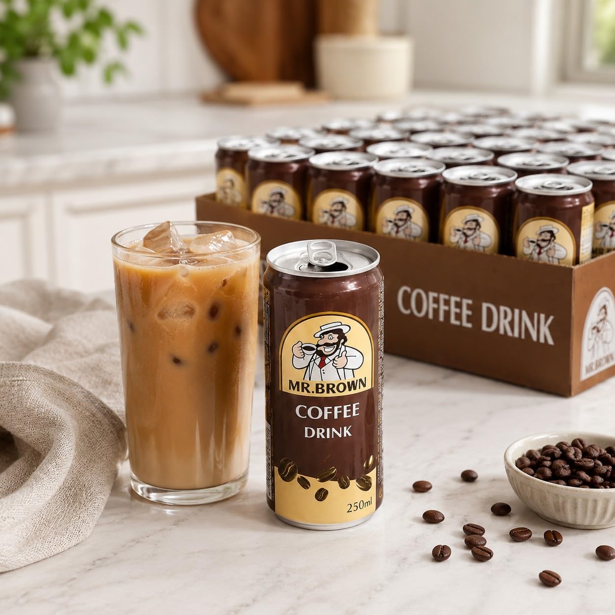 Mr. Brown Coffee Drink, inkl. Pfand, 24er Pack (24 x 250 ml)