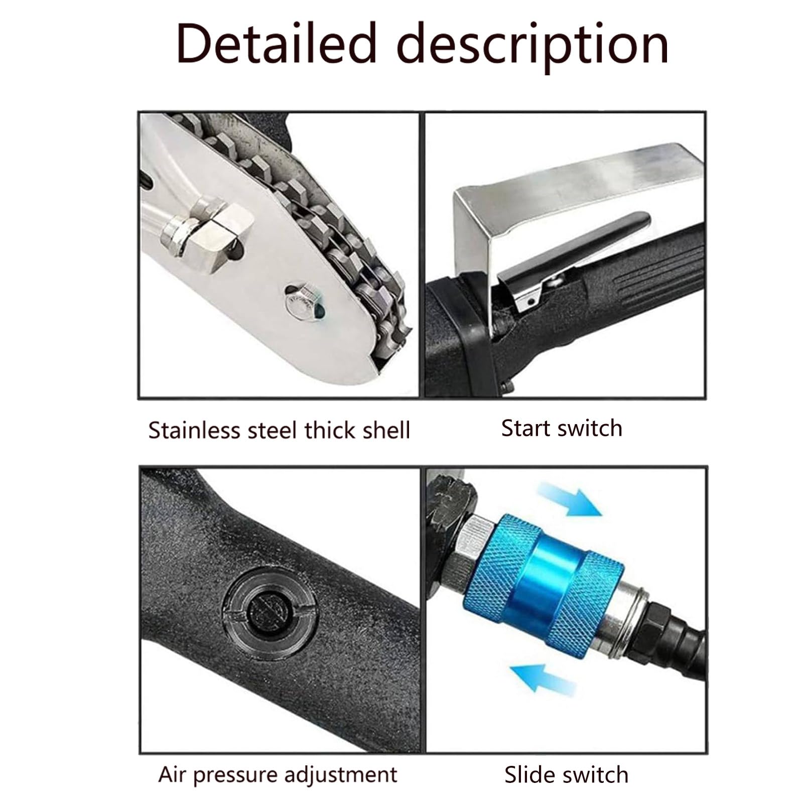 Desbrozadora De Desechos De Cajas De CartóN, Desbrozadora NeumáTica, Herramienta De Corte Y Corte De Bordes De Papel, Con Cadena De Acero De AleacióN Y Cubierta Protectora De Metal,6MM
