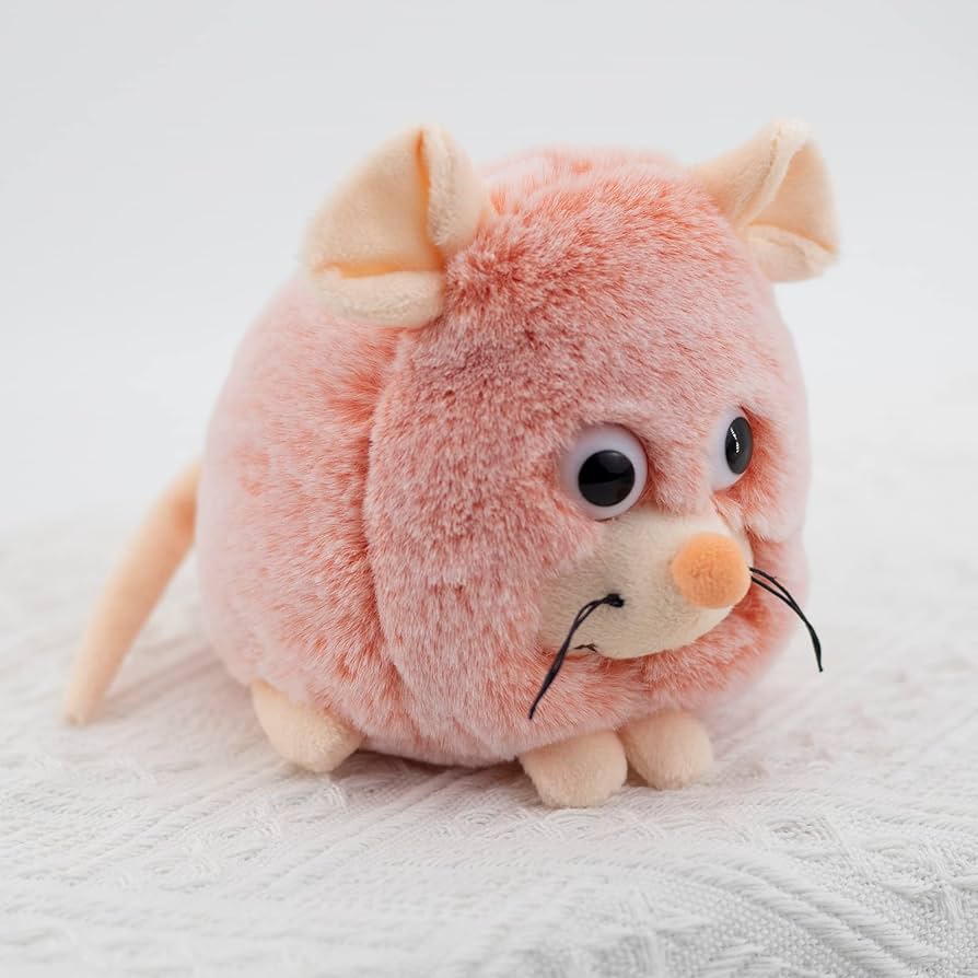 へへネズミちゃん ピンク アーティストベア ハンドメイド 海外作家様 ぬいぐるみ へへネズミちゃん ピンク アーティストベア ハンドメイド 海外