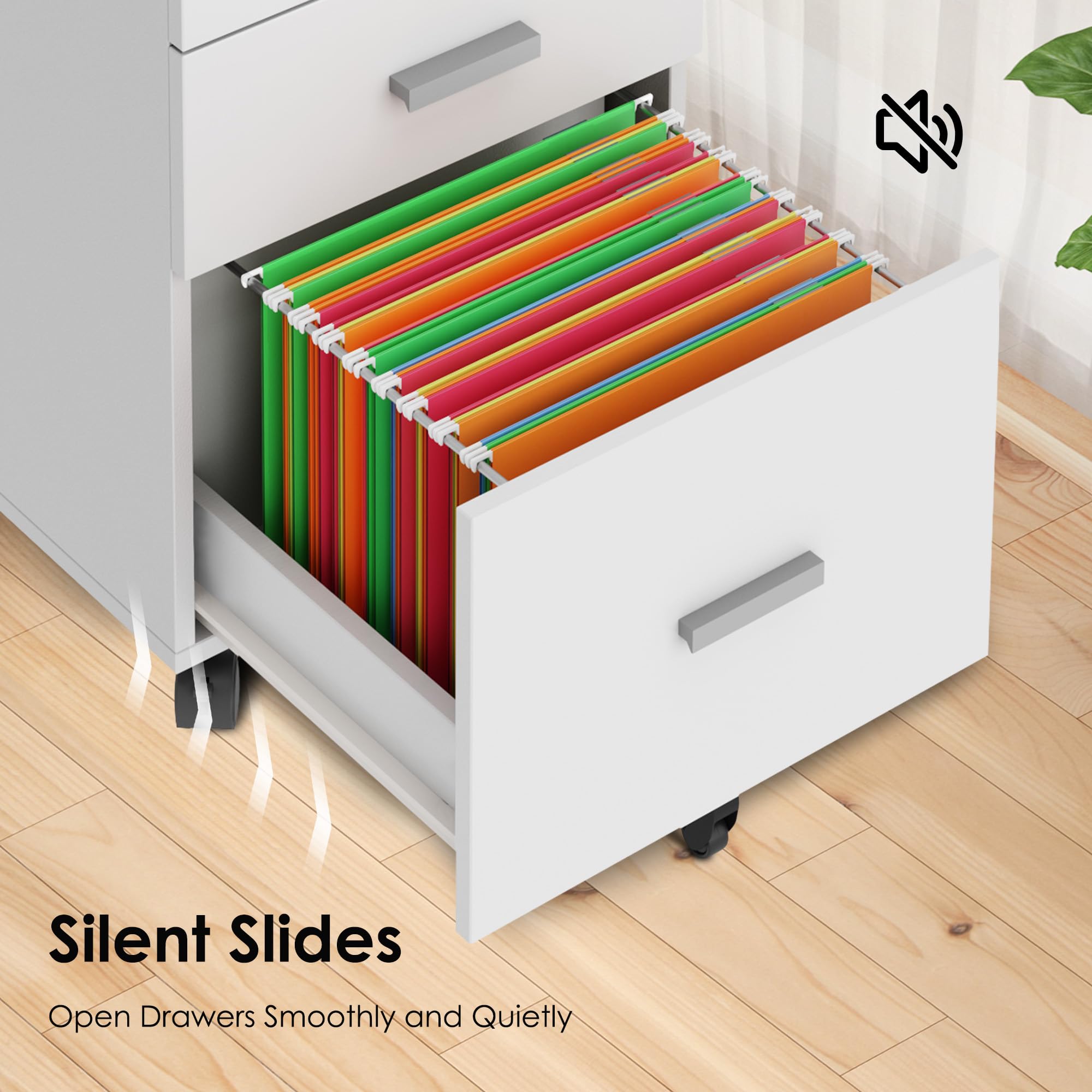 3 Drawer Filing Cabinet Hirsh 3-Drawer Vertical Filing Cabinet With Lock -  Pearl White White Filing Cabinet, image size:2000x2000