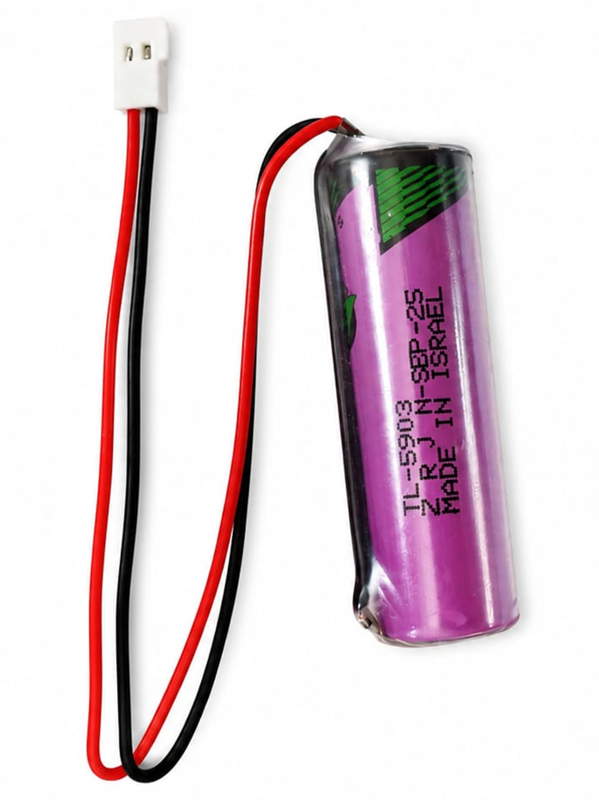 Compatible with Tadiran TL-5903 3.6V Primary Lithium Battery 2400mAh AA Li-SOCl₂ with Lead Wires & 2-Pin Connector Up to 10 Years Shelf Life for PLC CNC Memory Backup & Alarm Systems (1 Pcs)-image-48