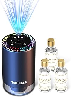 Smart Car Air Freshener & 150ml Car Diffuser Oil Refil(New Car Smell)