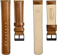 Vista 5 de Ritche - Correa de reloj de cuero de liberación rápida, 18, 19, 20, 21, 22, 23 y 24mm