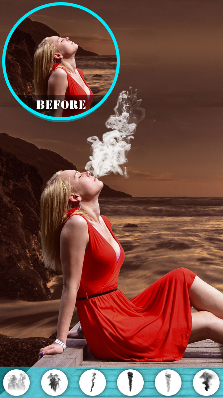 Smoke Effect Photo Editor App on Amazon Appstore