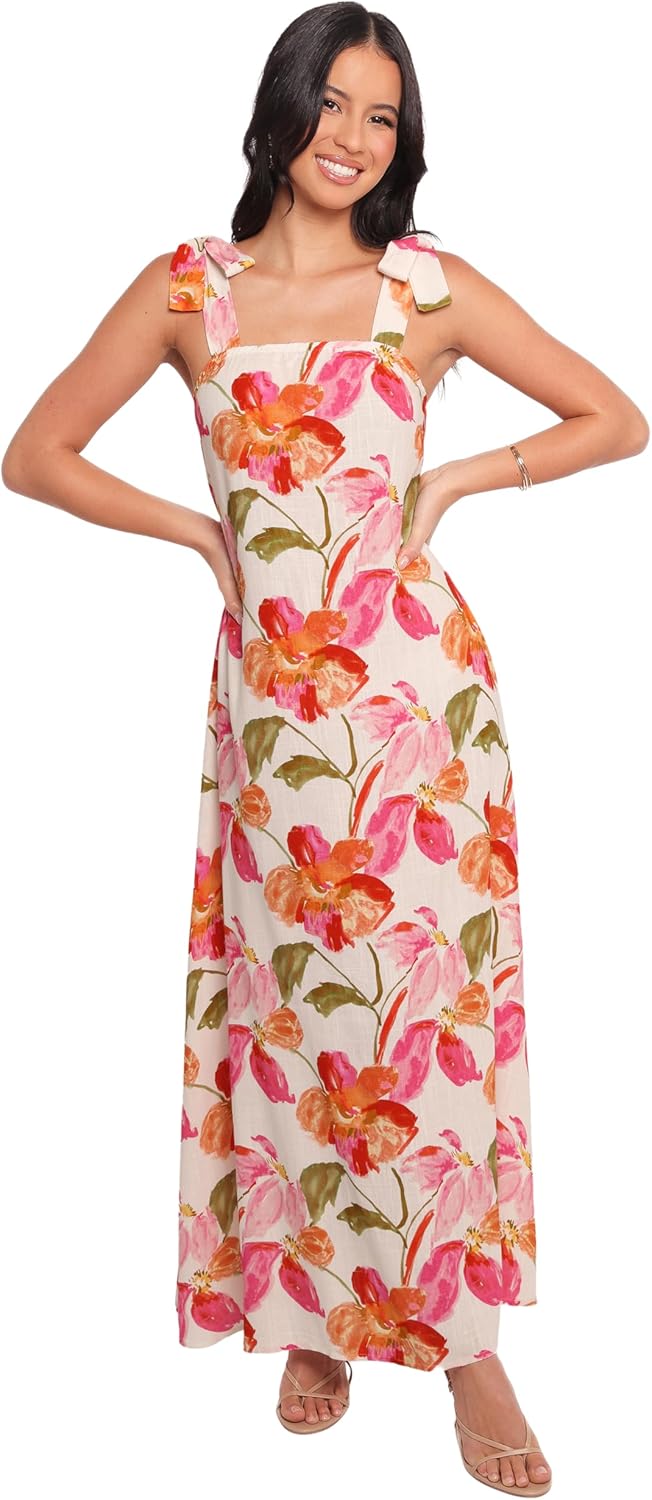 Petal & Pup Women's Larkey Maxi Dress Everlyn Floral