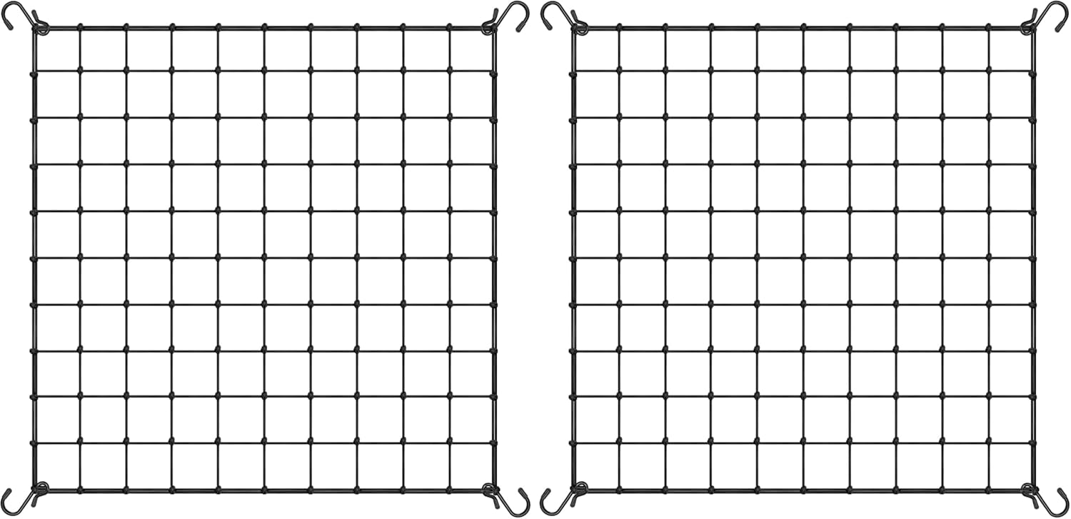 VIVOSUN 2 x 4Ft. Elastic Trellis Netting with 4 Hooks for Climbing Plants, Vegetables, Fruits, and Flowers, 2-Pack