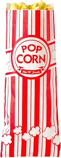 Concession Essentials CE Popcorn Bags-500 Popcorn Bags, 1 oz. (Pack of 500), 2" Height, 3" Width, 8" Length (Pack of 500)