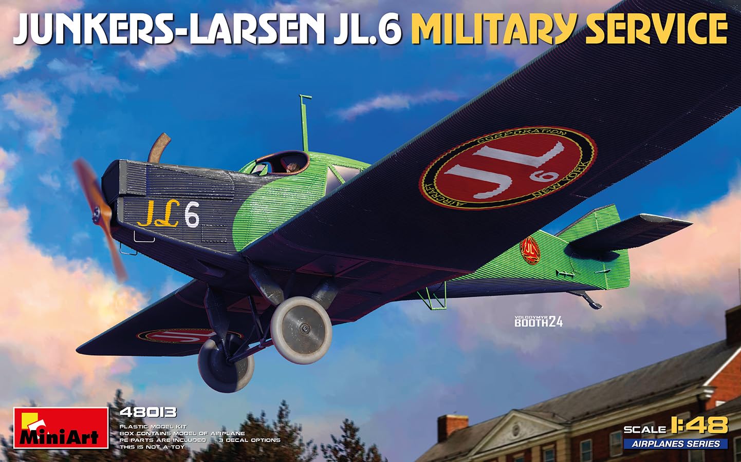 Mini Art 48013 1:48 Junkers-Larsen JL.6. Service Militaire - Reproduction fidèle, modélisme, kit Plastique, Bricolage, Loisirs, Collage, kit modèle, à Assembler