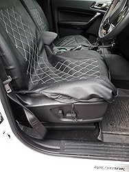 Full Set Of Furry Leopard Print Car Seat Covers - Fits Most Cars