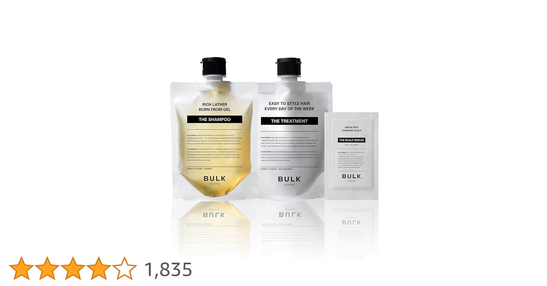 Amazon | バルクオム シャンプー メンズ 200g & トリートメント180g