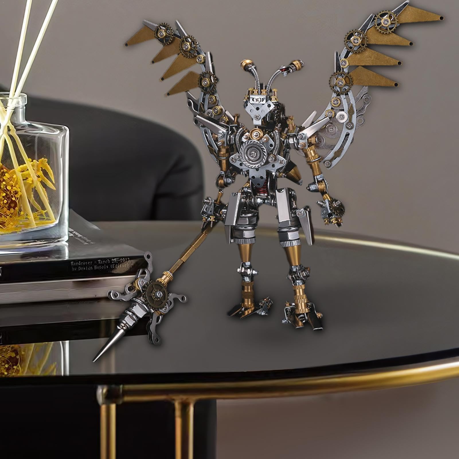 Puzzle in metallo,Puzzle in metallo per adulti | Kit di modelli in metallo | di Antica Figura Cinese - Modelli di assemblaggio meccanico deformabili, Kit di costruzione di modelli, decorati