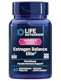 Life Extension Estrogen Balance Elite, Menopause Support Supplement, Hormone Balance, hot Flashes, Night Sweats, Vaginal Dryness, Gluten-Free, Non-GMO, Vegetarian, 60 Tablets.