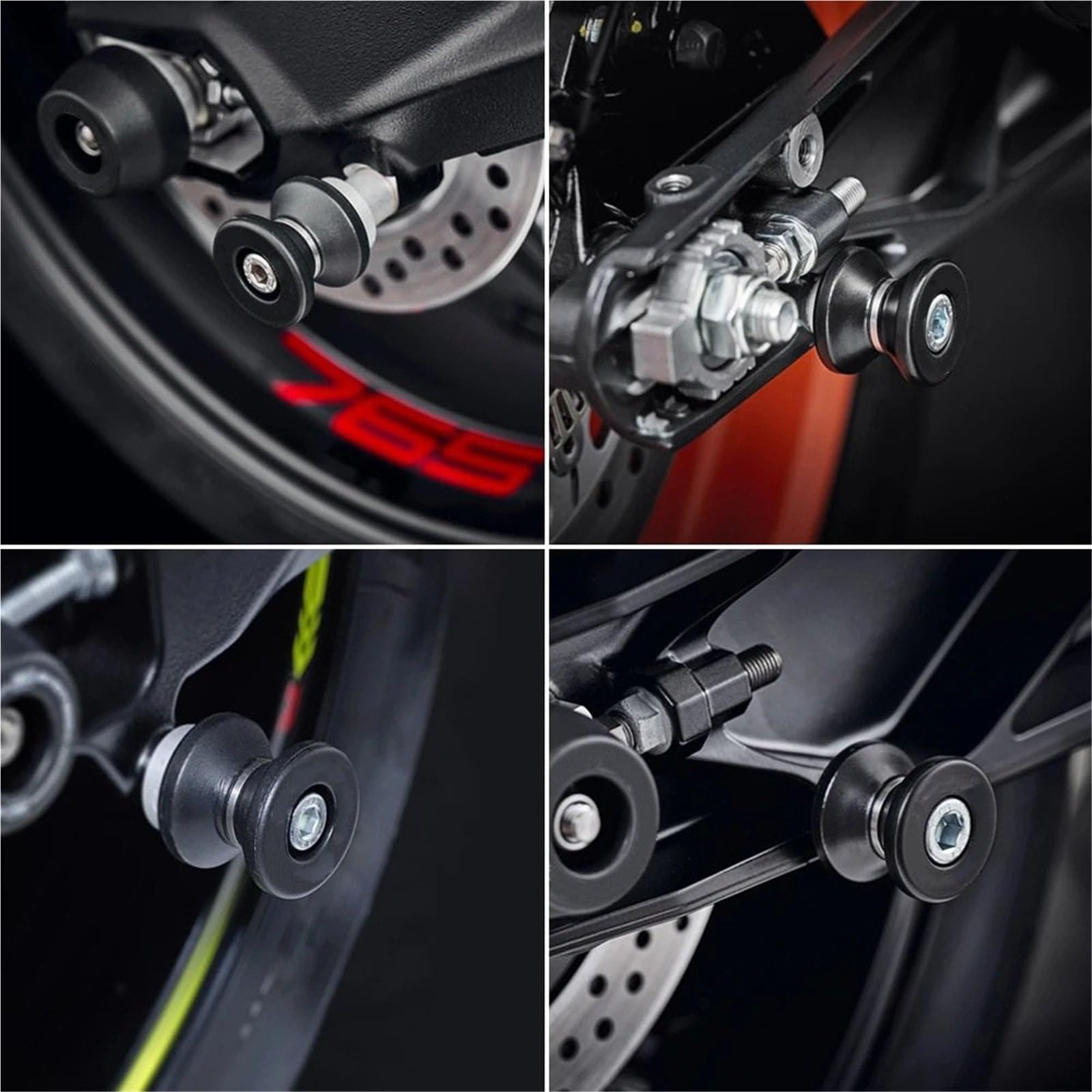 Nottolini Cavalletto Moto Per BMW S1000R S1000RR 2011-2023 2024 2025 M1000RR S1000XR Motocicletta M8 Bobine Per Cavalletto, Rocchetti Per Forcellone, Cursori