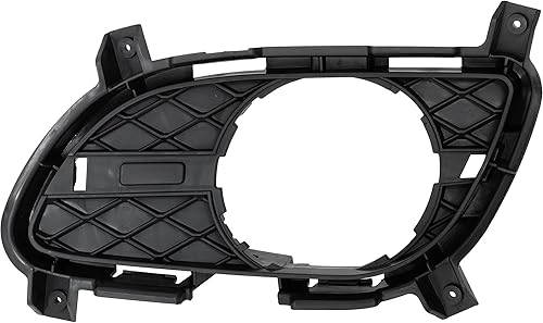 Miniatura 2 de Garage-Pro Moldura de luz antiniebla compatible con Infiniti G37 2011-2013, Q60 2014-2015 delantero, lado del pasajero, interior, negro texturizado,