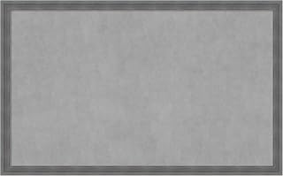 Amanti Art Blue Framed Magnetic Board 26x42 Large Vision Board for use with Magnets, 100% Metal Sheet to Display Items as Office Decor or for Home Organization in mudroom, Kitchen or Kids Room