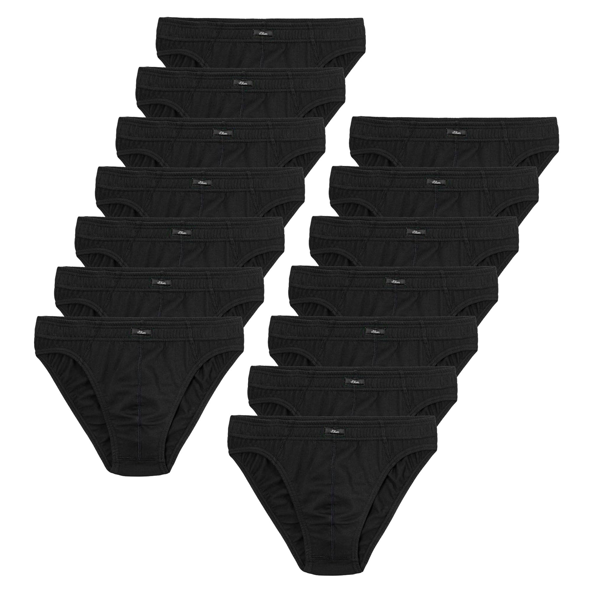 s.Oliver Herren Change Daily Slip (14er Pack) (Schwarz, XXL)