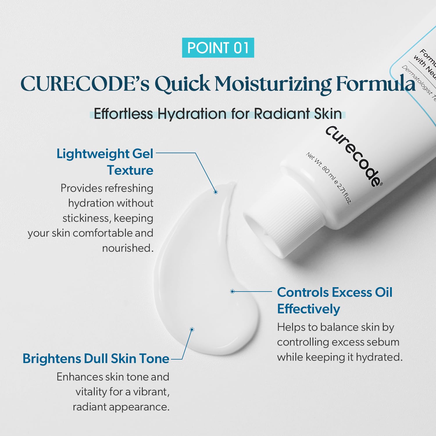 Ultra Soothing Radiance Gel Moisturizer for Face with Niacinamide