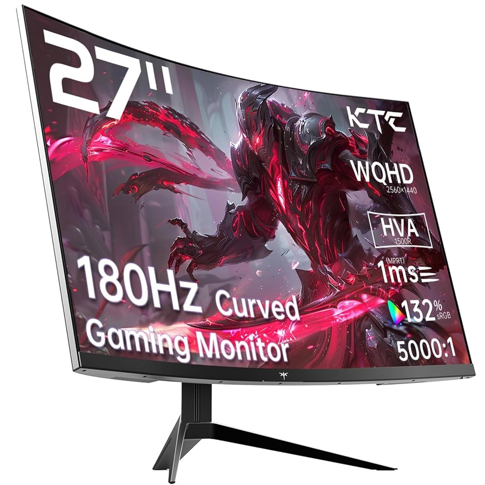 ktc 27インチ　WQHD Fast IPS 180Hz Amazon.co.jp: KTC 27インチゲーミングモニター WQHD (2560x1440