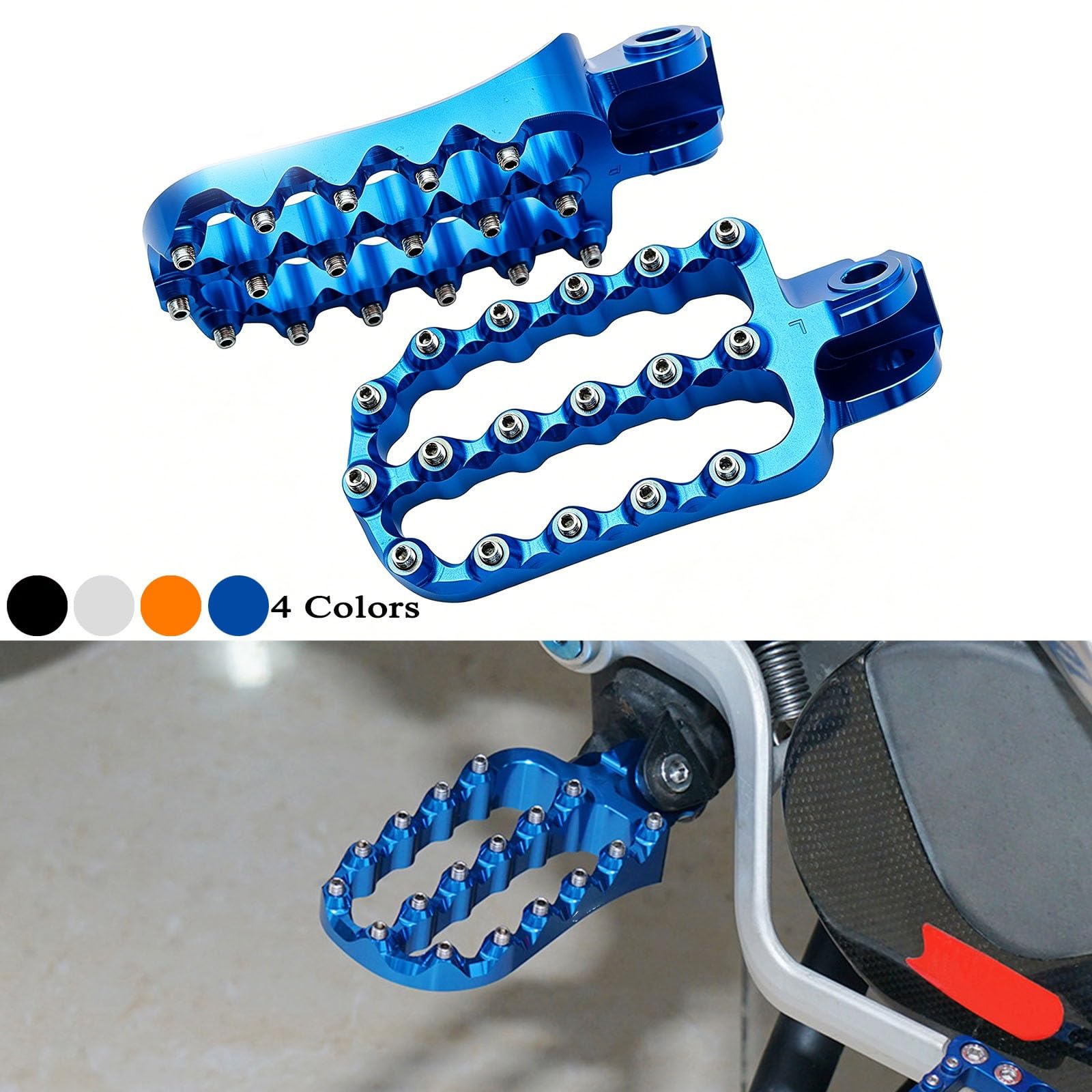 Moto CNC Poggiapiedi Pioli Pedana Per SX65 85 125 250 950 Adventure 990 SMT