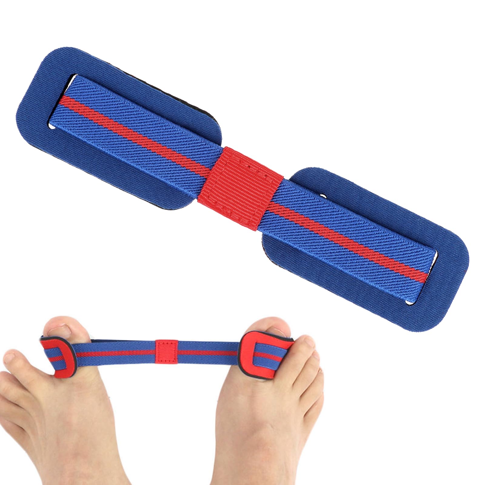 Toe Stretcher Bunion Corrector for Women Big Toe Yoga Toes Toe Separators Toe Bands for Correct Alignment & Ease Discomfort (Blue)