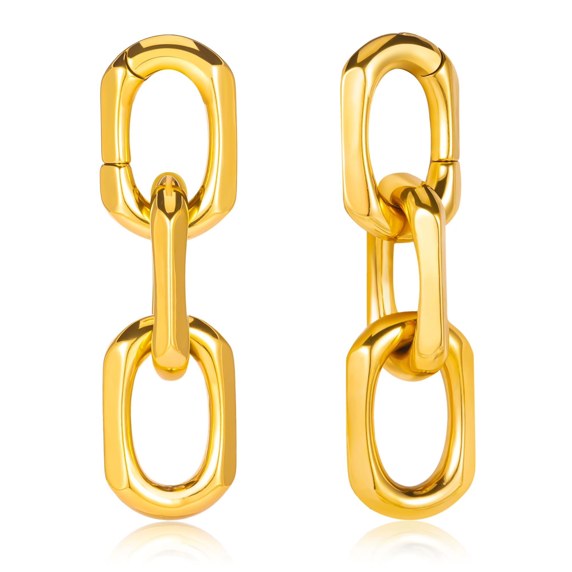 DOEARKO Peso Orejas Dilataciones Oreja Expansores de Oreja de Túnel de Acero Inoxidable Expansores Estiramiento Piercing Joyería para Hombres y Mujeres