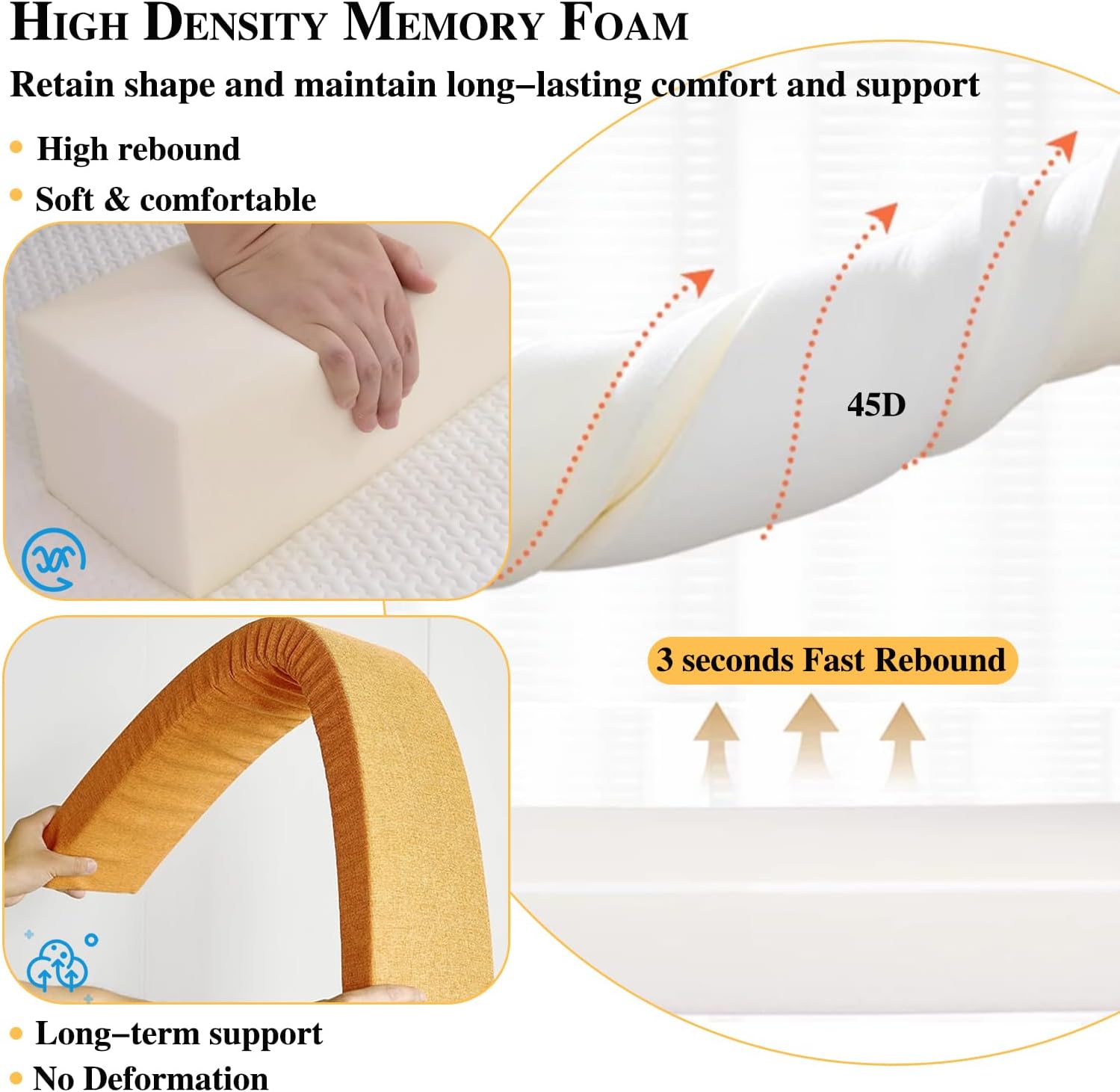 Bed Gap Filler 60X2X6inch Mattress Gap Filler Mattress Extender Filler for Headboard Gap, Bed Space Crack Headboard Pillow Fill Gap Between Your Headboard& Mattress,Color#9