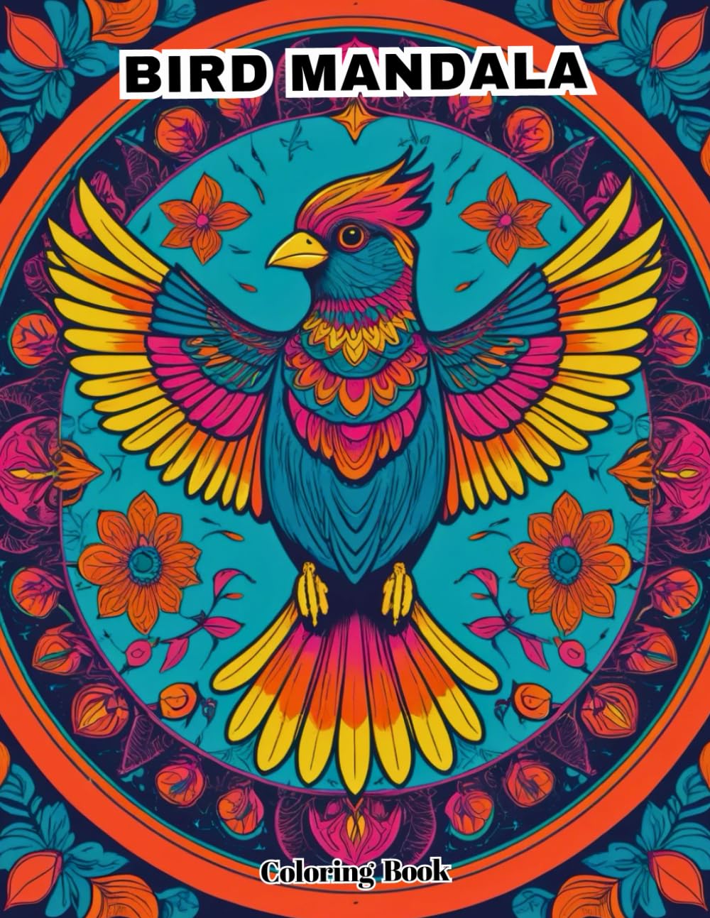 Adult Mandala Coloring Book: Gorgeous Birds with Anti-Anxiety Geometric Patterns.