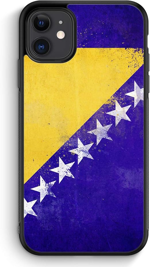 MUNIQASE Bosnien Grunge Bosna Bosnia - Silikon Hülle für iPhone 11 ...