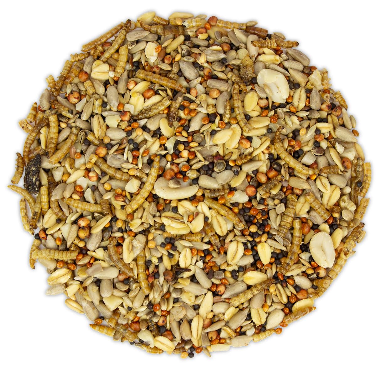 Wildvogelfutter mit Insekten und Sämereien - ausgewogene Vogelfutter-Mischung für Wildvögel, 25 kg