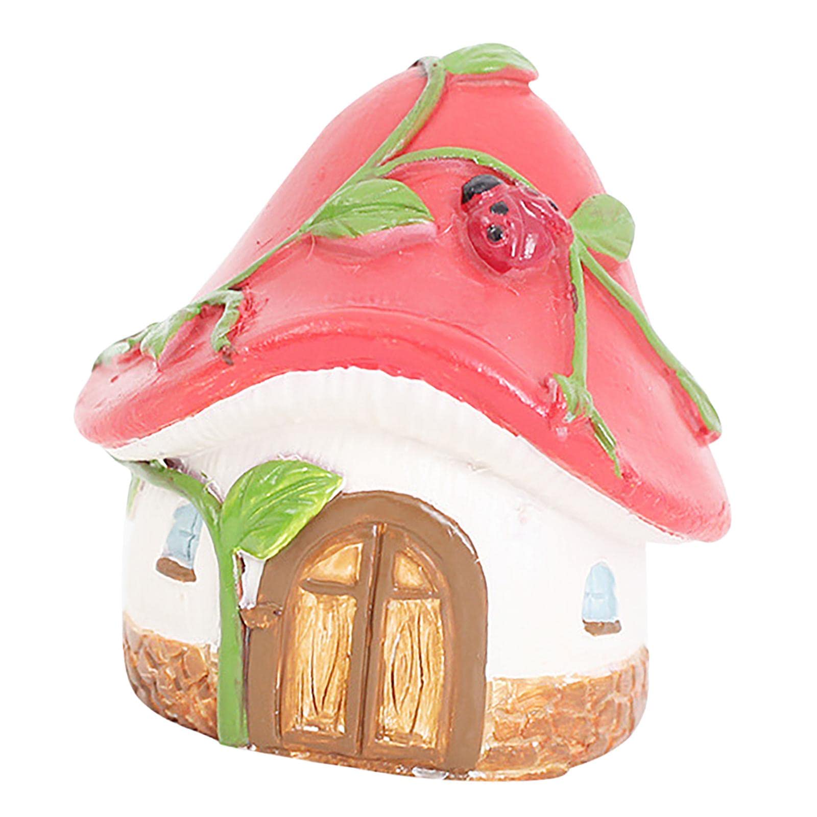 Miniature Fairy Garden House Statue for Miniature Plant Pots Fairy Dollhouse Mushroom House| Home & Garden|Yard, Garden & Outdoor Living|Garden Dacor|Statues & Lawn Ornaments-image-44