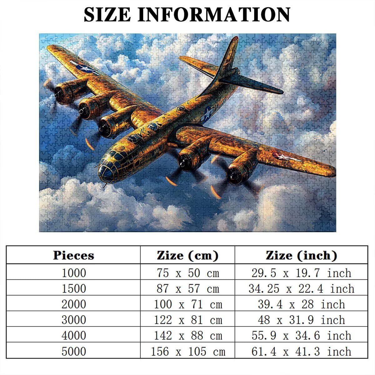 Puzzle 5000 elementów samolotu, 5000 elementów, dla dorosłych, drewniane puzzle dla dorosłych, trudna łamigłówka, gra logiczna dla całej rodziny, drewniane puzzle do dekoracji salonu, na prezenty, G