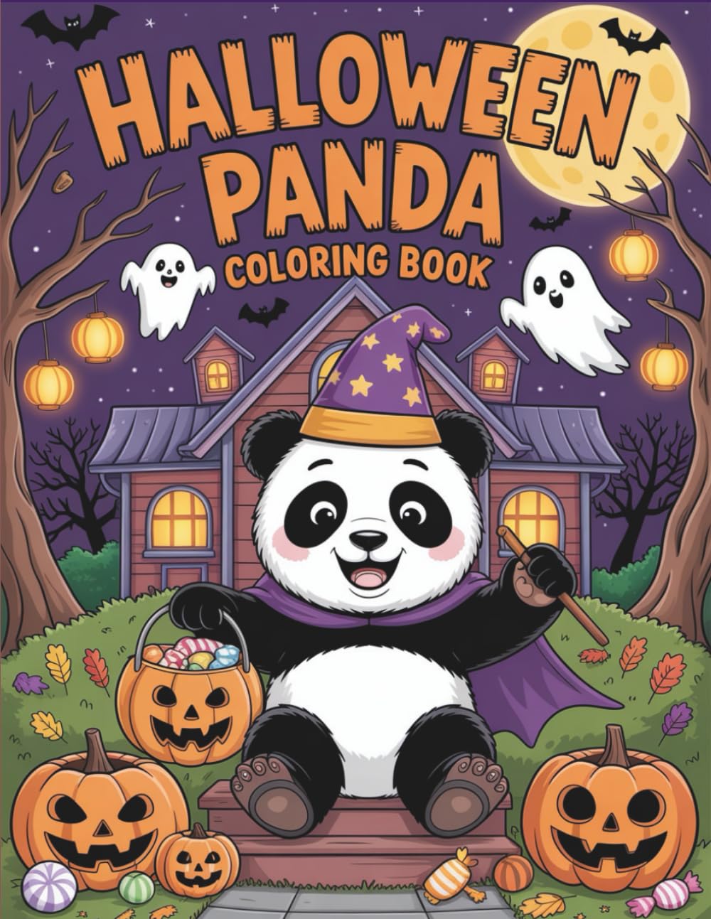 Halloween Panda: Cute Pandas in Costumes and Spooky Fun for Kids