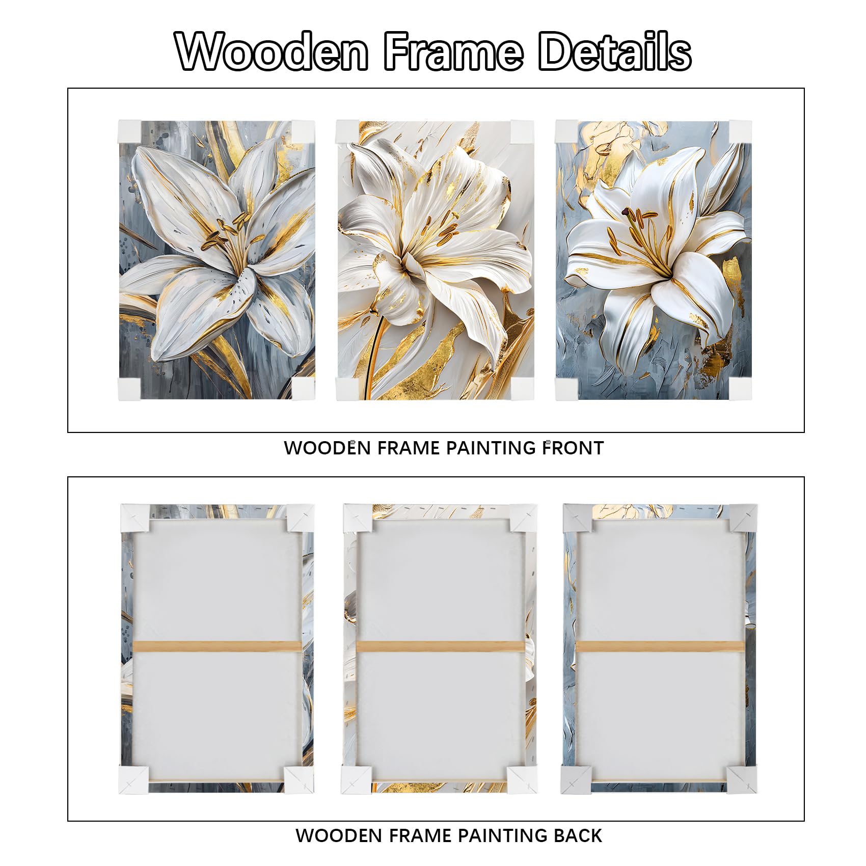 3 Pcs Wooden Framed Canvas Wall Art Set Bohemian Sage Green Canvas Prints Poster Geometric Line Beige Green Pictures for Living Room Bedroom Dinning Room Hallway Stairs Wall Decor 30x40cm x3pcs — view 89