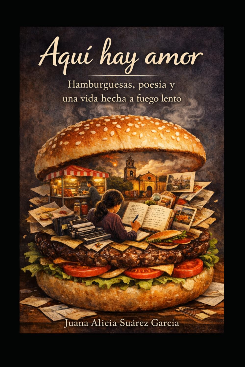 Aquí hay amor: Hamburguesas, poesía y una vida hecha a fuego lento.
