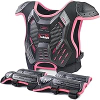 Vista 13 de StarknightMT Equipo de Bicicleta de Tierra para Niños - Equipo de Protección Juvenil para Montar Motocicleta, Traje de Armadura de Motocross