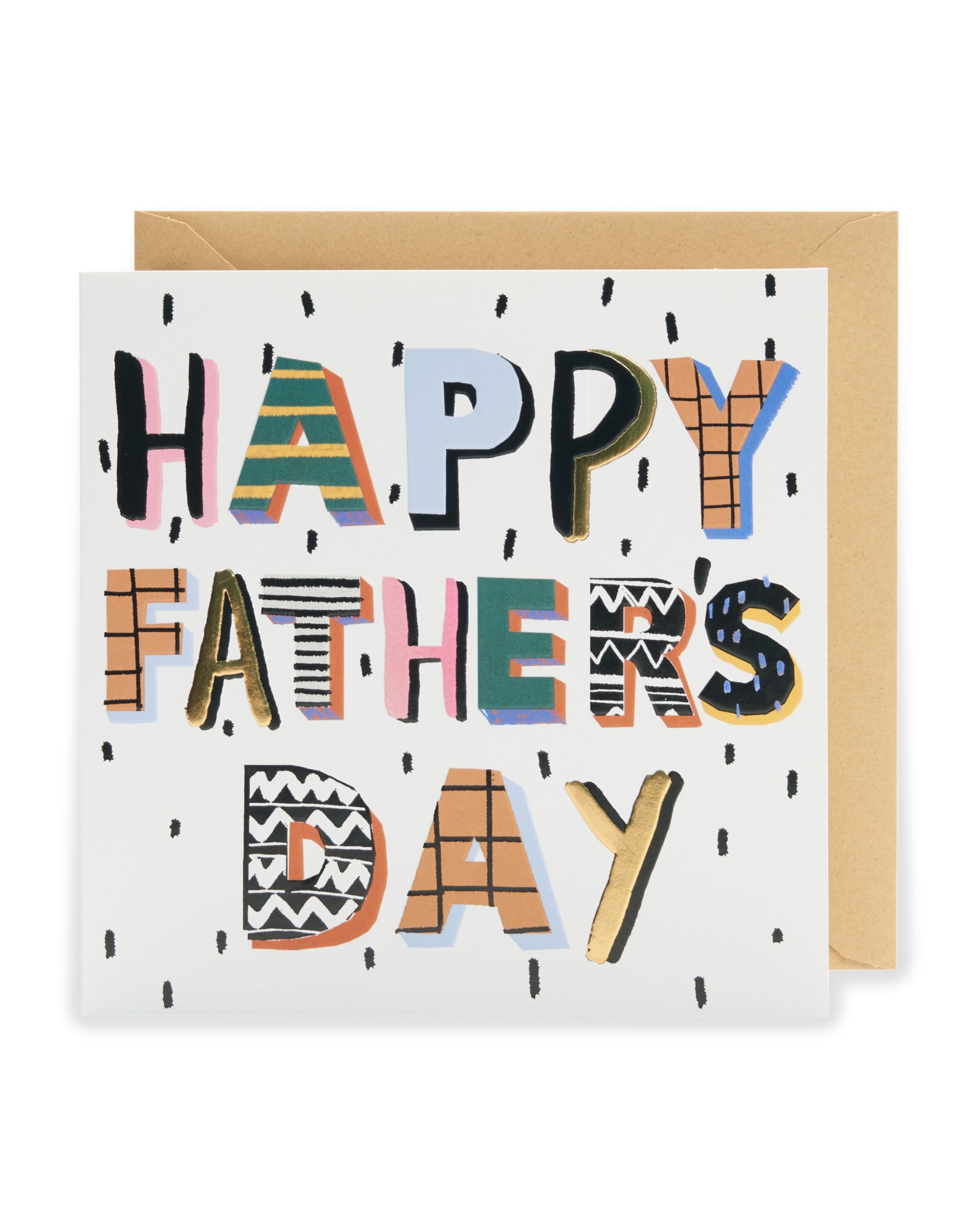 Kindred | Happy Father's Day Card | Card for Dad, Grandad, Husband | Him, Boys, Men | With Envelope | 186x186 mm