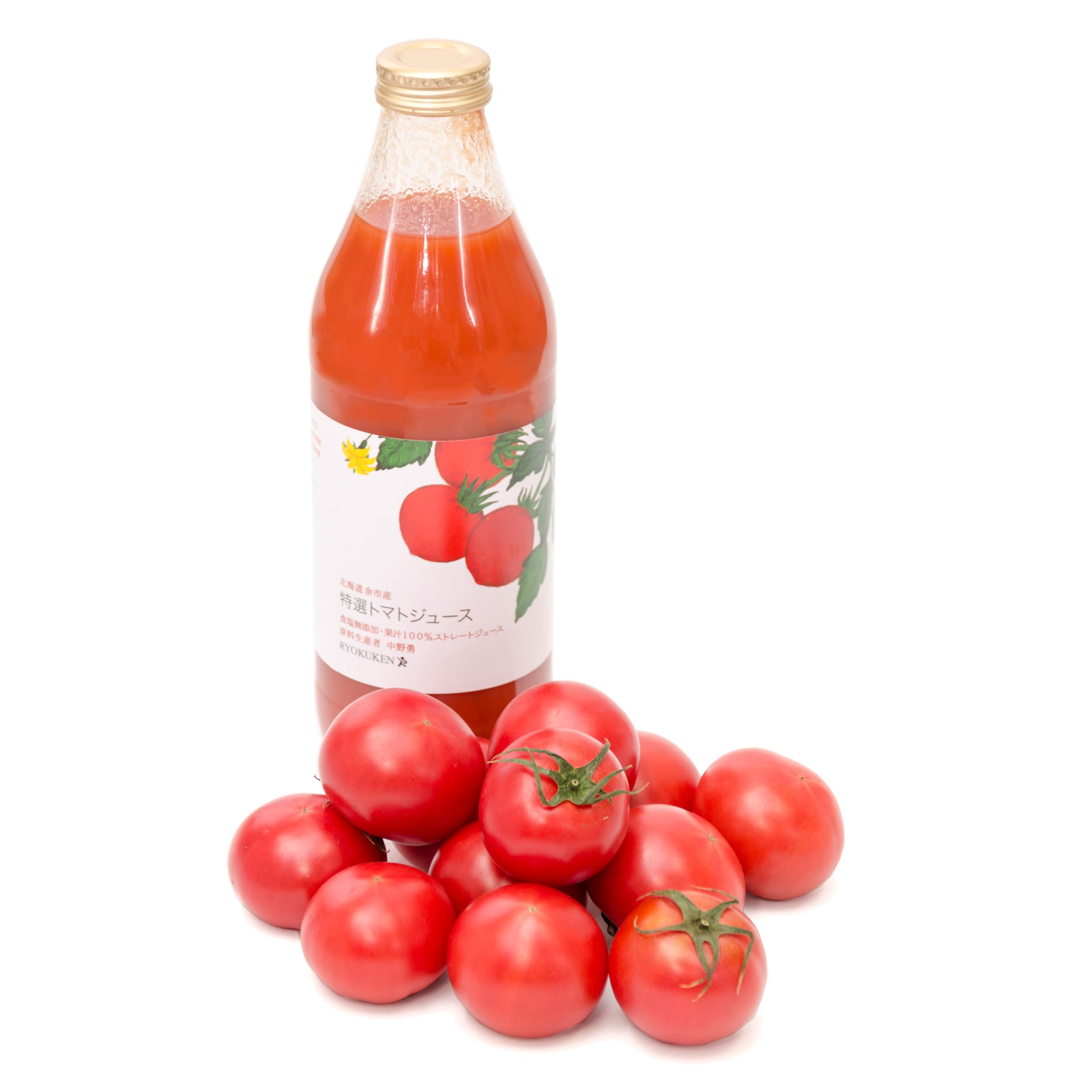 Amazon.co.jp: 特選トマトジュース 1L×3本 りょくけん 生産者限定 食品