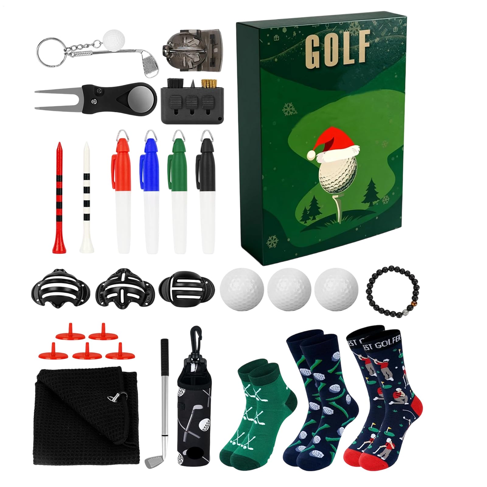 Adventskalender 24 Tage Weihnachts Golf Adventskalender