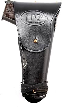 Amazon.co.jp: ブラックレザーm1916 1911。45ホルスタープレミアム